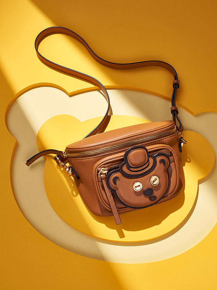 Minions Tim Leather Crossbody Belt Bag