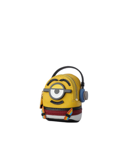 Minions Leather Nano Crossbody & Shoulder Handbag - Sport Wear with Earphone