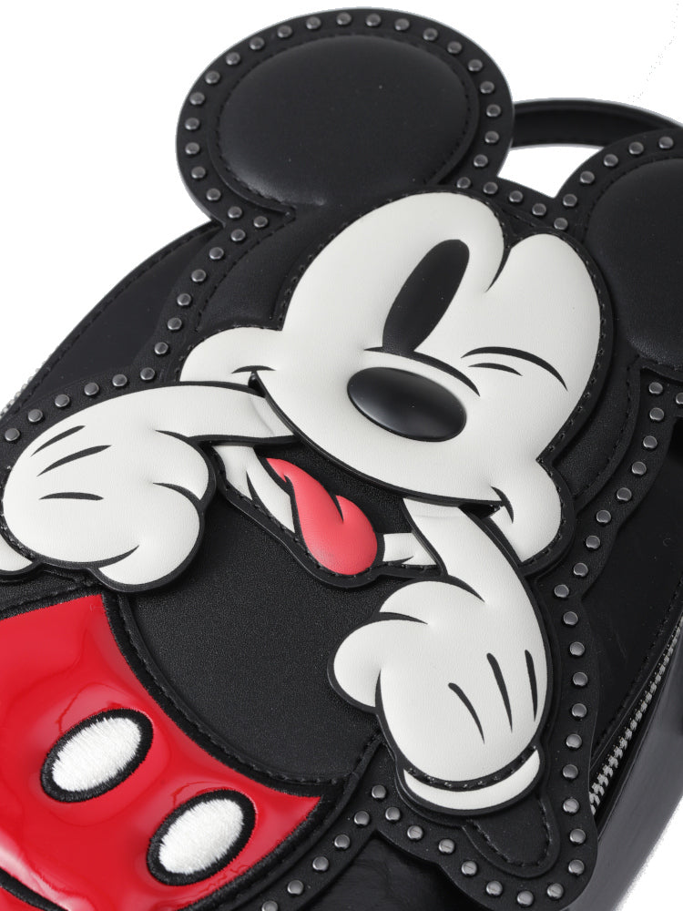 (Preorder) Mickey Mouse Cow Leather Backpack