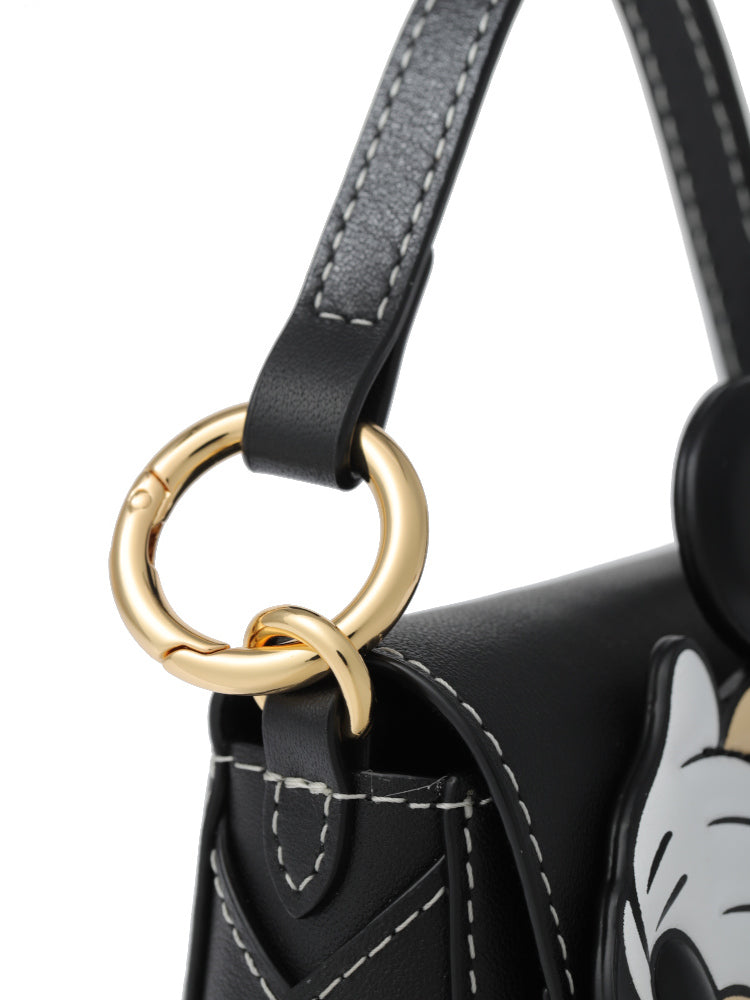 (Preorder) Mickey Mouse Mini Leather Crossbody and Shoulder Bag