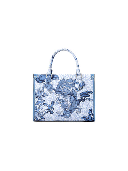 Dragon Medium Jacquard Tote Bag