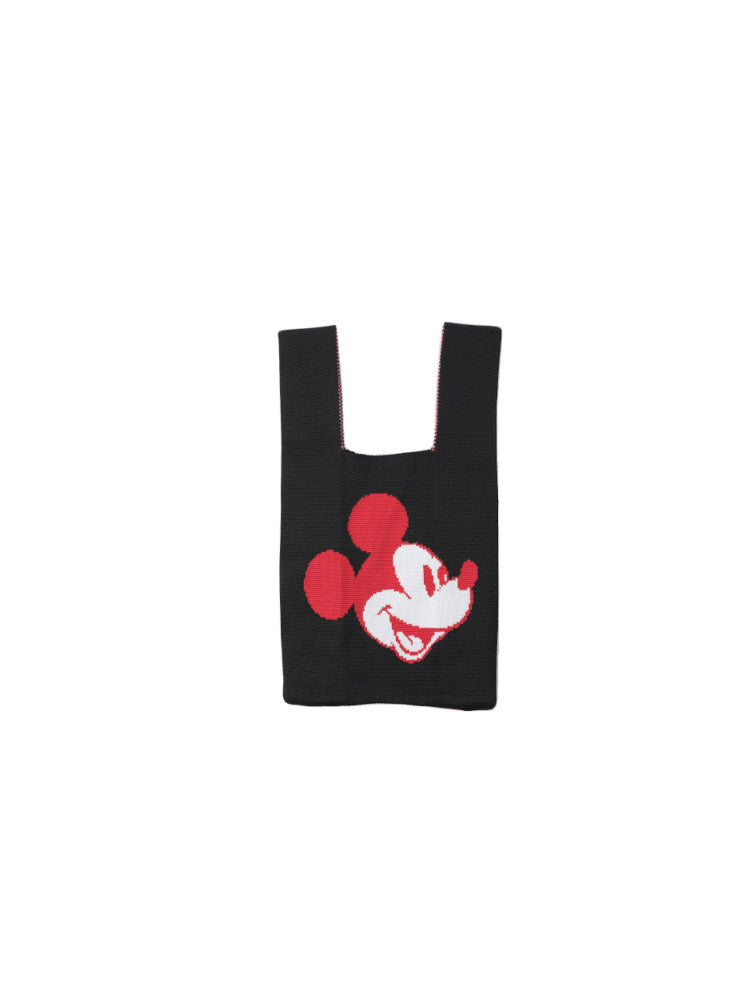 (Preorder) Mickey Mouse Knit Fabric Bag